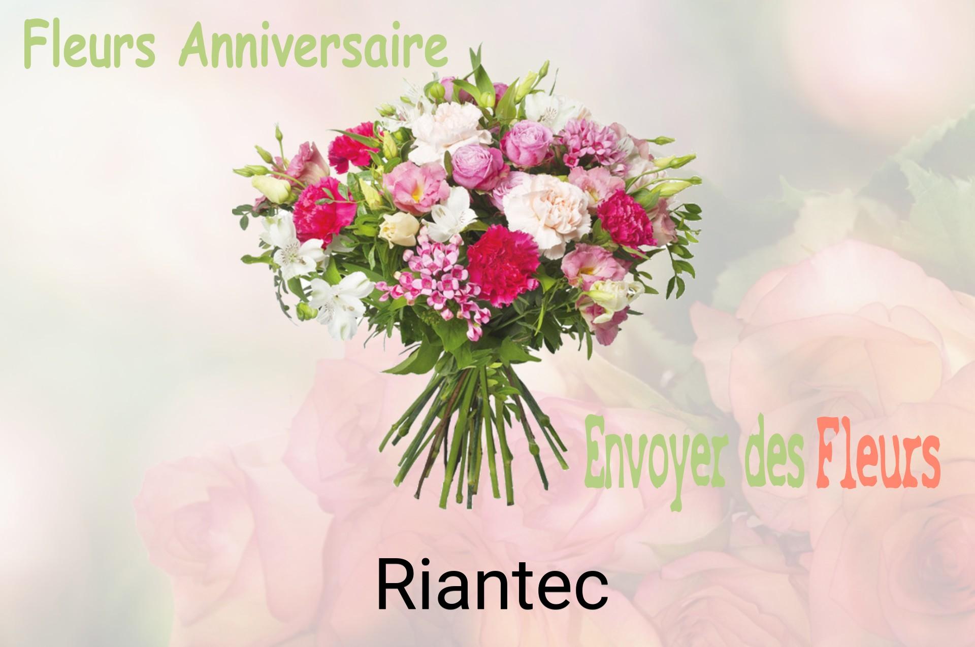 Bouquet de fleurs d’anniversaire livré à Riantec